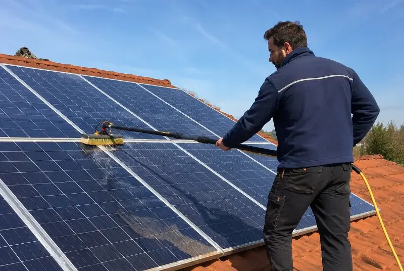 Nettoyage et entretien de panneaux solaires à Argelos